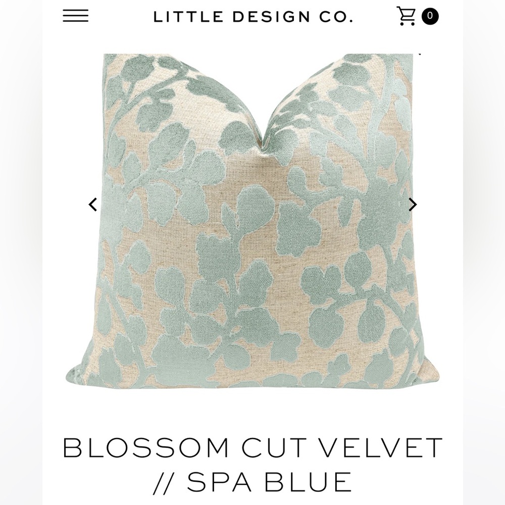 Little design co -new luxe pillow covers 24x24 , set of 3